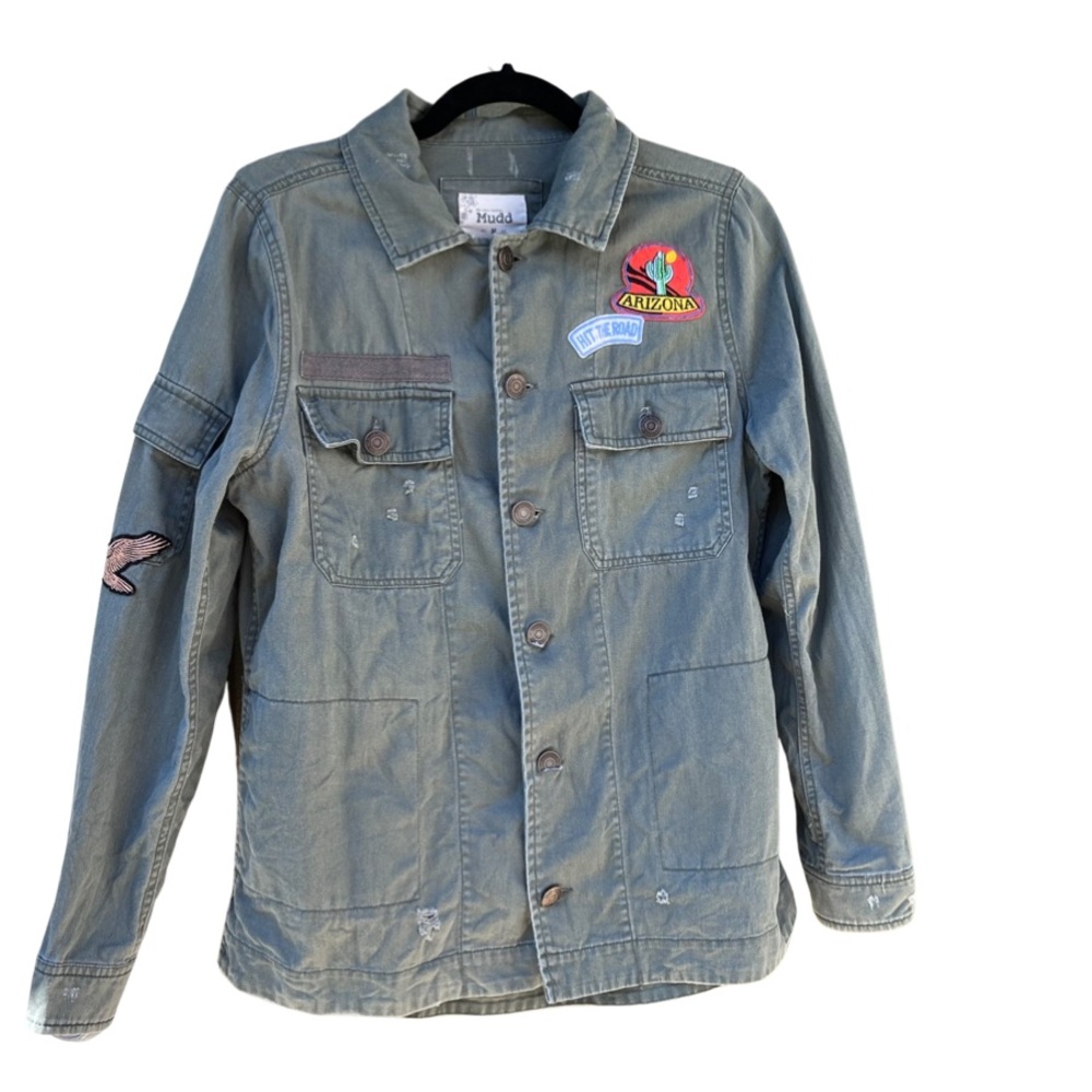 Mudd army green utility style jacket size:M